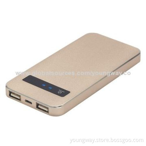 4000mAh High Capacity Power Bank, Dual USD Mobile Charger,Size: 126*61*9.5mmNew
